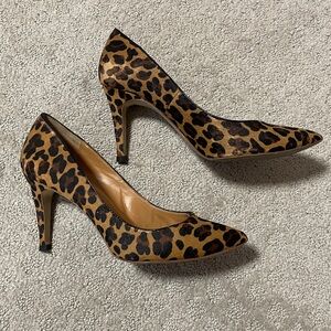 J. Crew Leopard Print Heels